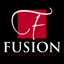 Fusion BBQ and Pizza House logo.